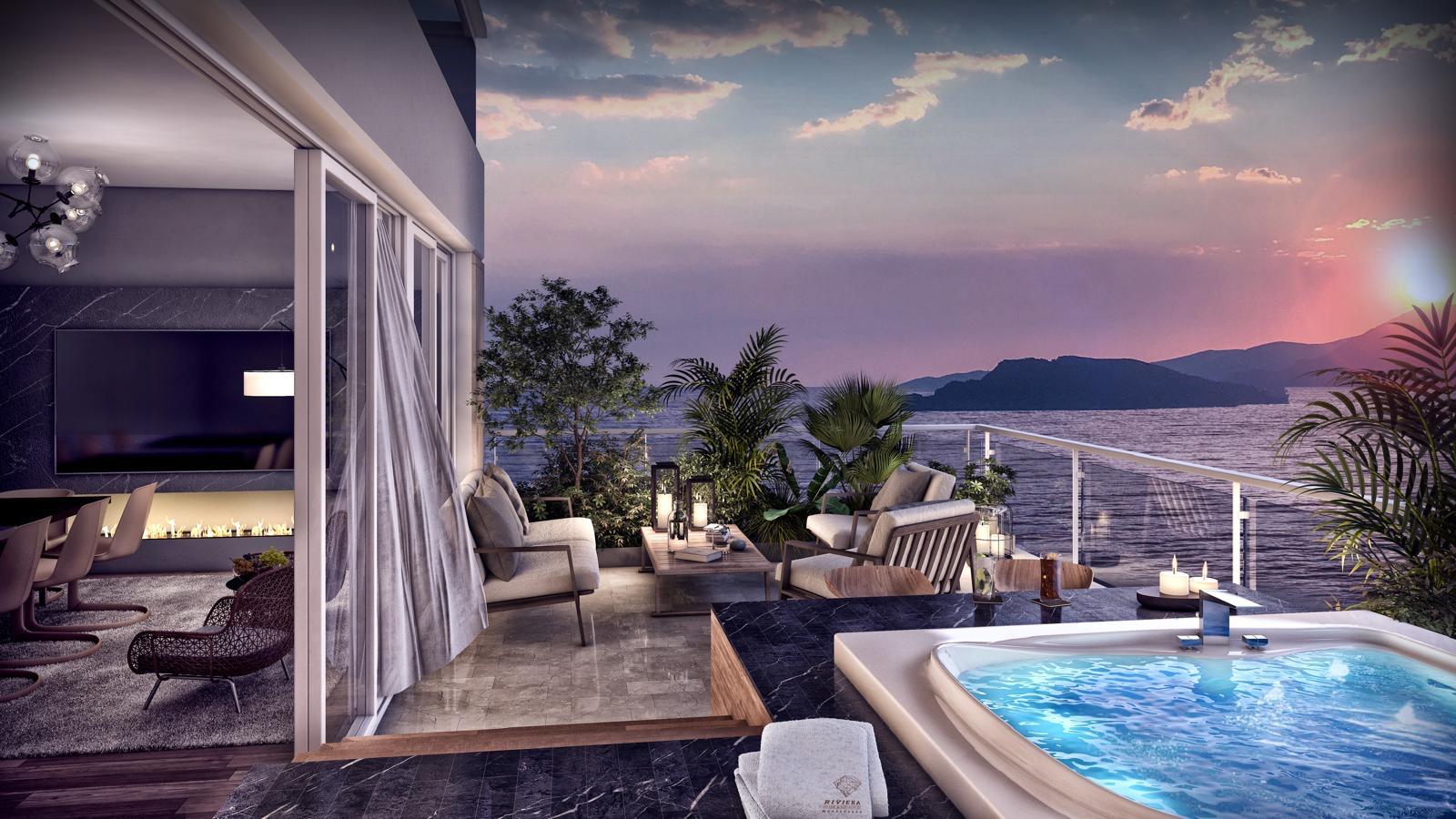  Image of Apartment in new building - 1 Bedrooms for Residential For Sale in Budva-Montenegro, Image 7